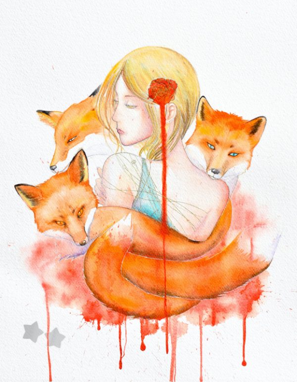 Aquarelle Sans défense