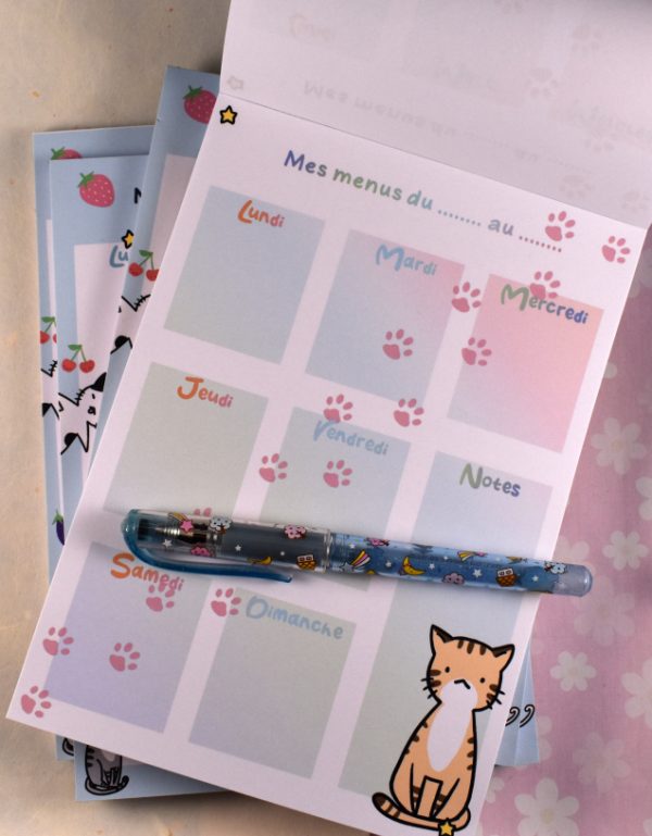 Planner Repas Chat – Image 2